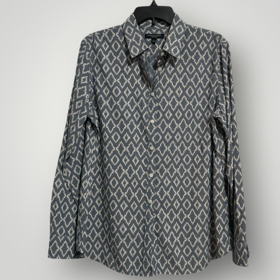Banana Republic Banana Republic Women's Soft Wash Button Down Shirt L Size L / US 10 / IT 46 - 1 Thumbnail