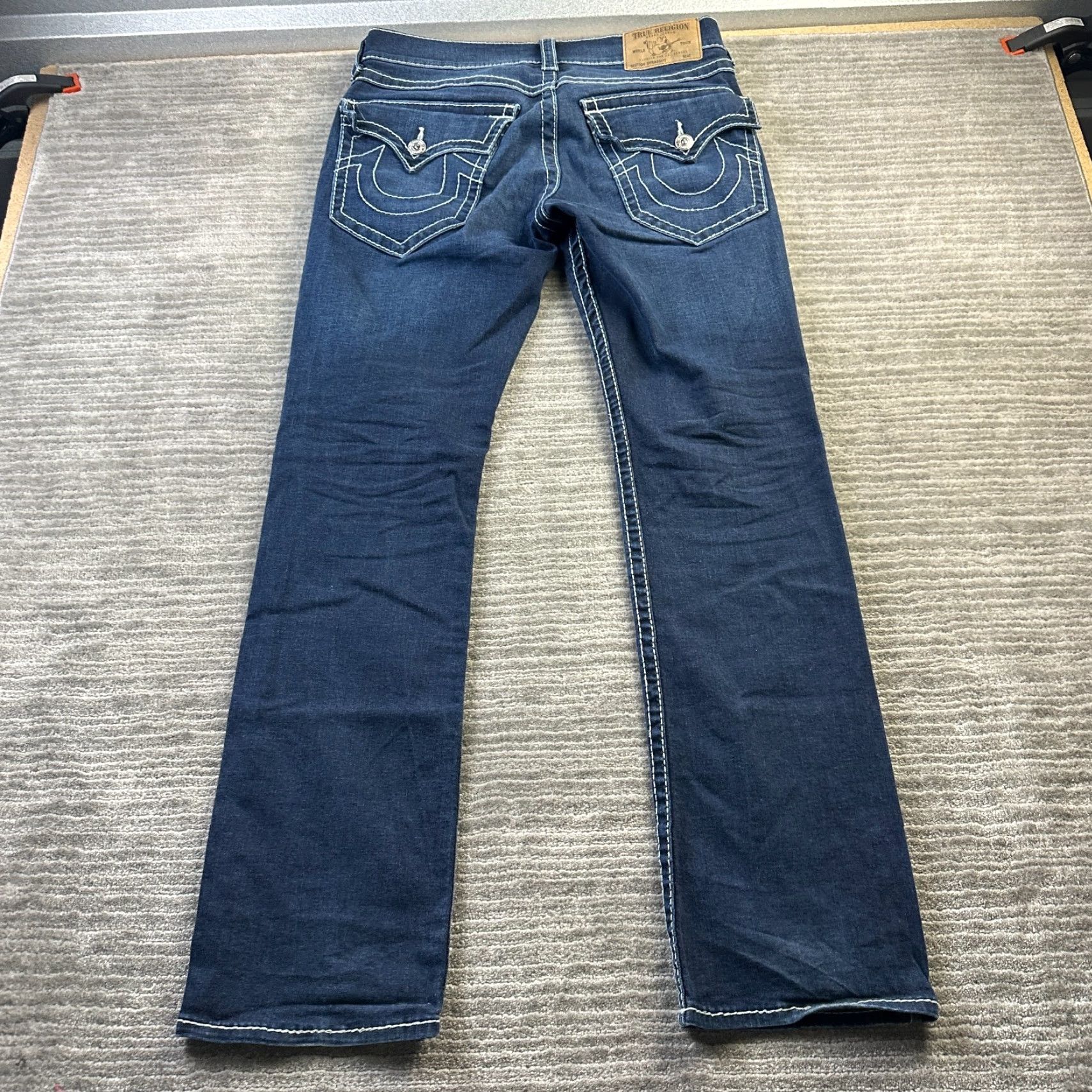 True Religion True Religion Jeans Mens 32 Natural Big T Flap Thick Stitch Size US 32 / EU 48 - 3 Thumbnail