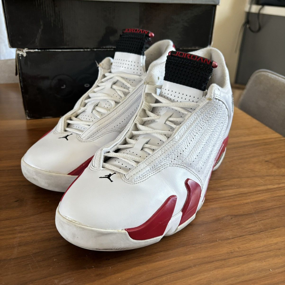 Nike 2011 Nike Air Jordan 14 Candy Cane Size US 11 / EU 44 - 1 Thumbnail