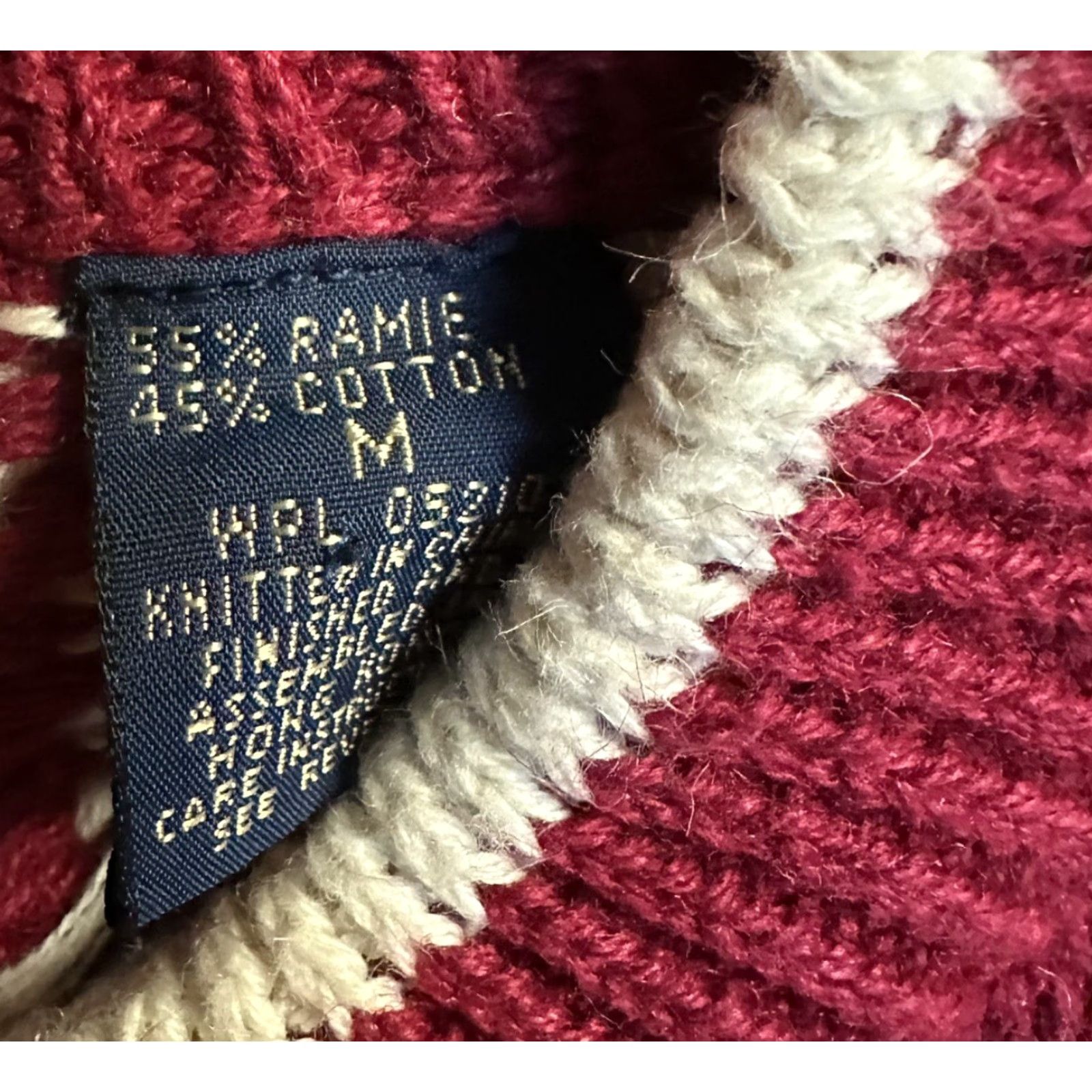 Vintage VINTAGE Finalist Red Cable Chunky Knit Sweater Cotton blend Men's M NEW NOS Size US M / EU 48-50 / 2 - 7 Thumbnail