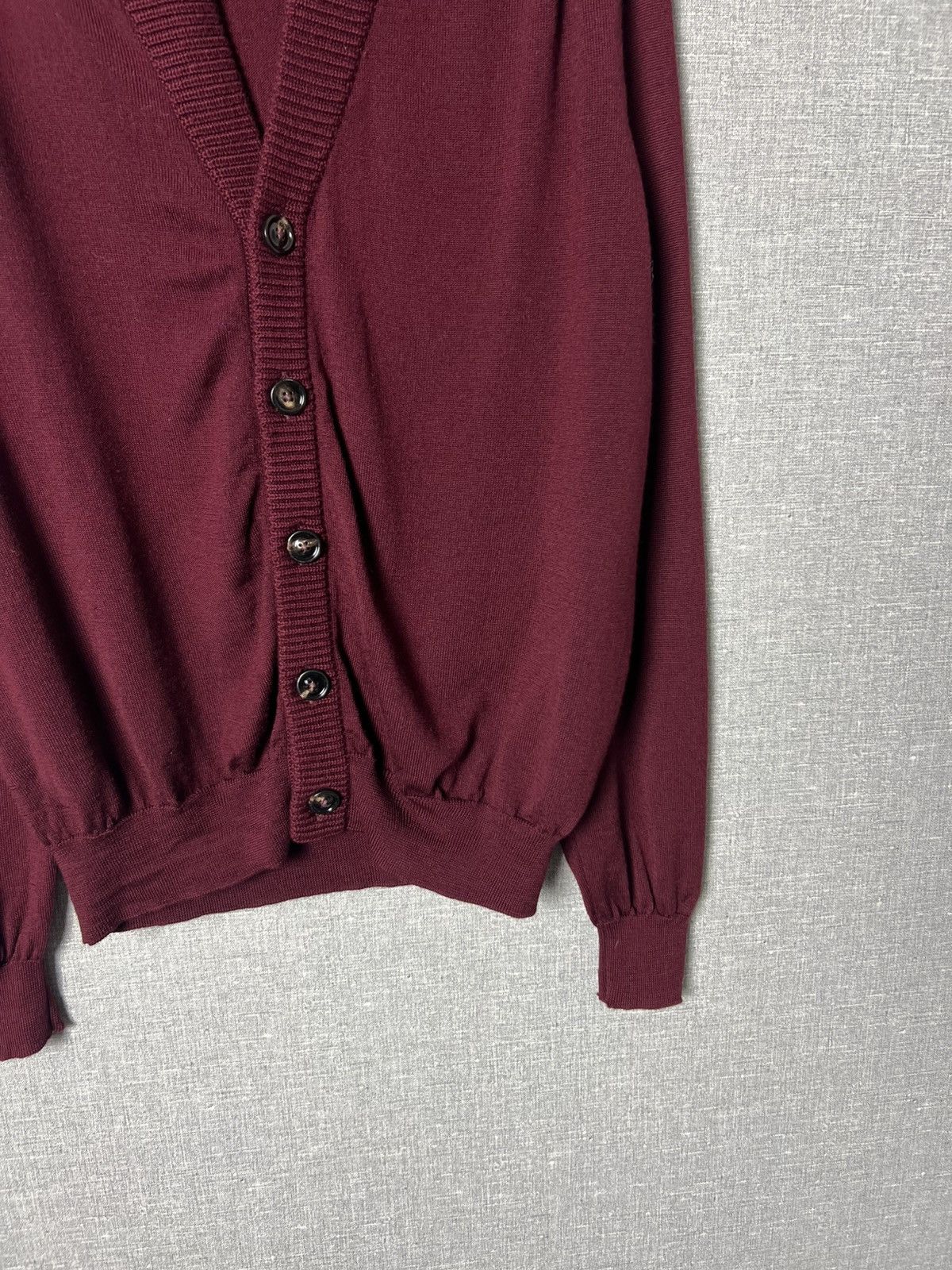 Maison Margiela Maison Margiela Shawl Collar Wool Button Cardigan Sweater Size US M / EU 48-50 / 2 - 6 Thumbnail