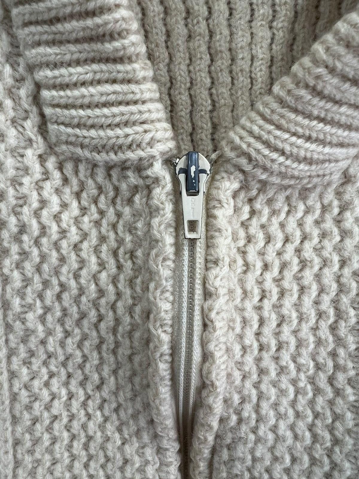 Vintage Vintage Womens Cable Knit Zip Up Sweater Size S / US 4 / IT 40 - 7 Thumbnail