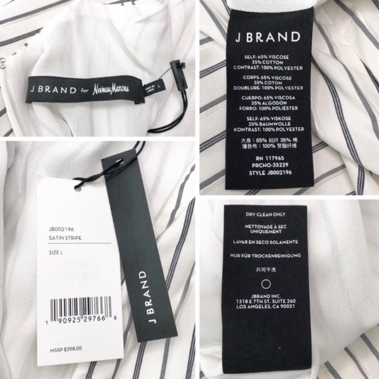 J Brand New J Brand Lace Up Low Back Wide Leg Cropped Jumpsuit Large Size 32" / US 10 / IT 46 - 8 Thumbnail