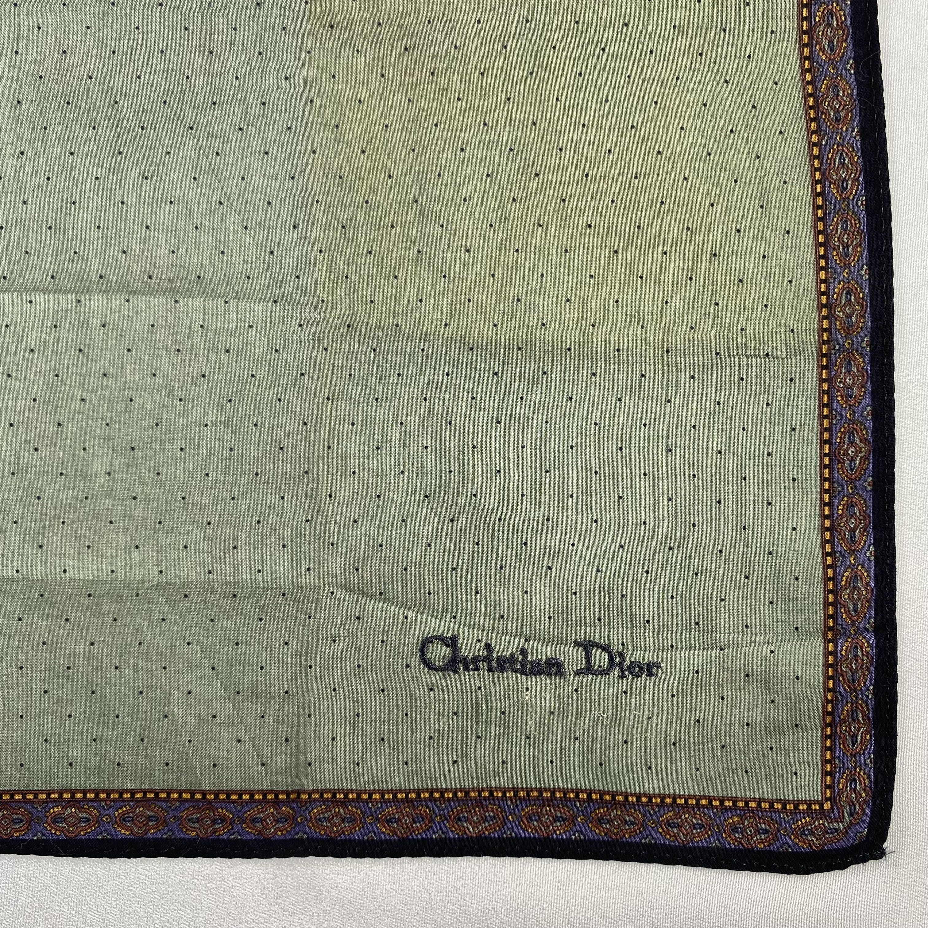 Vintage Christian Dior Monsieur Handkerchief / Neckerchief-P847 Size ONE SIZE - 3 Thumbnail