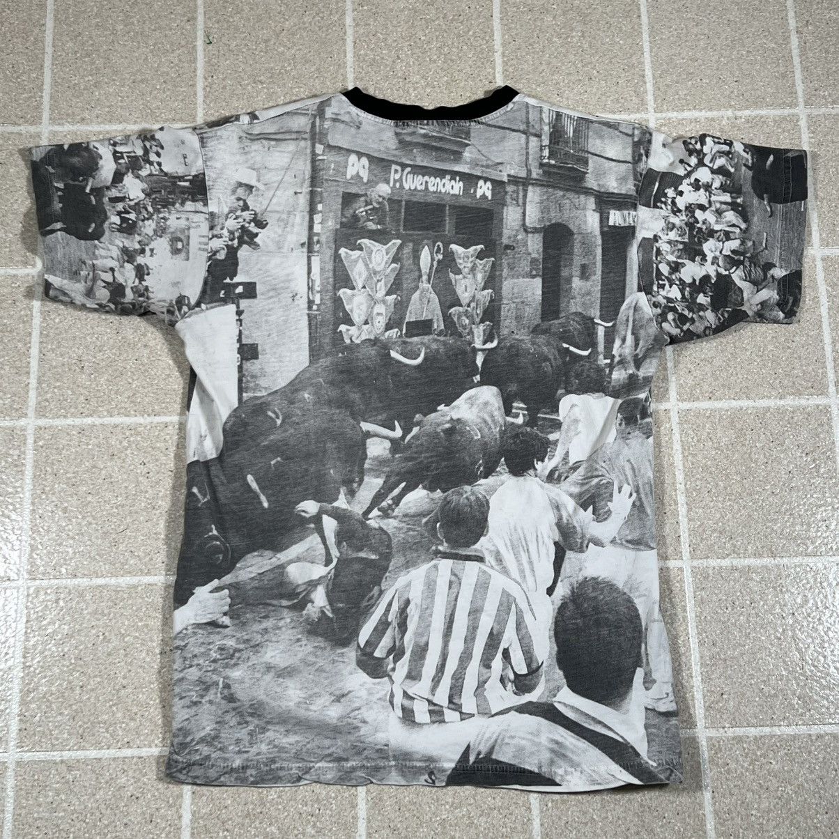 Other Vintage 90s San Fermin Pamplona Irma Bull Run Tshirt Size M Size US M / EU 48-50 / 2 - 7 Thumbnail