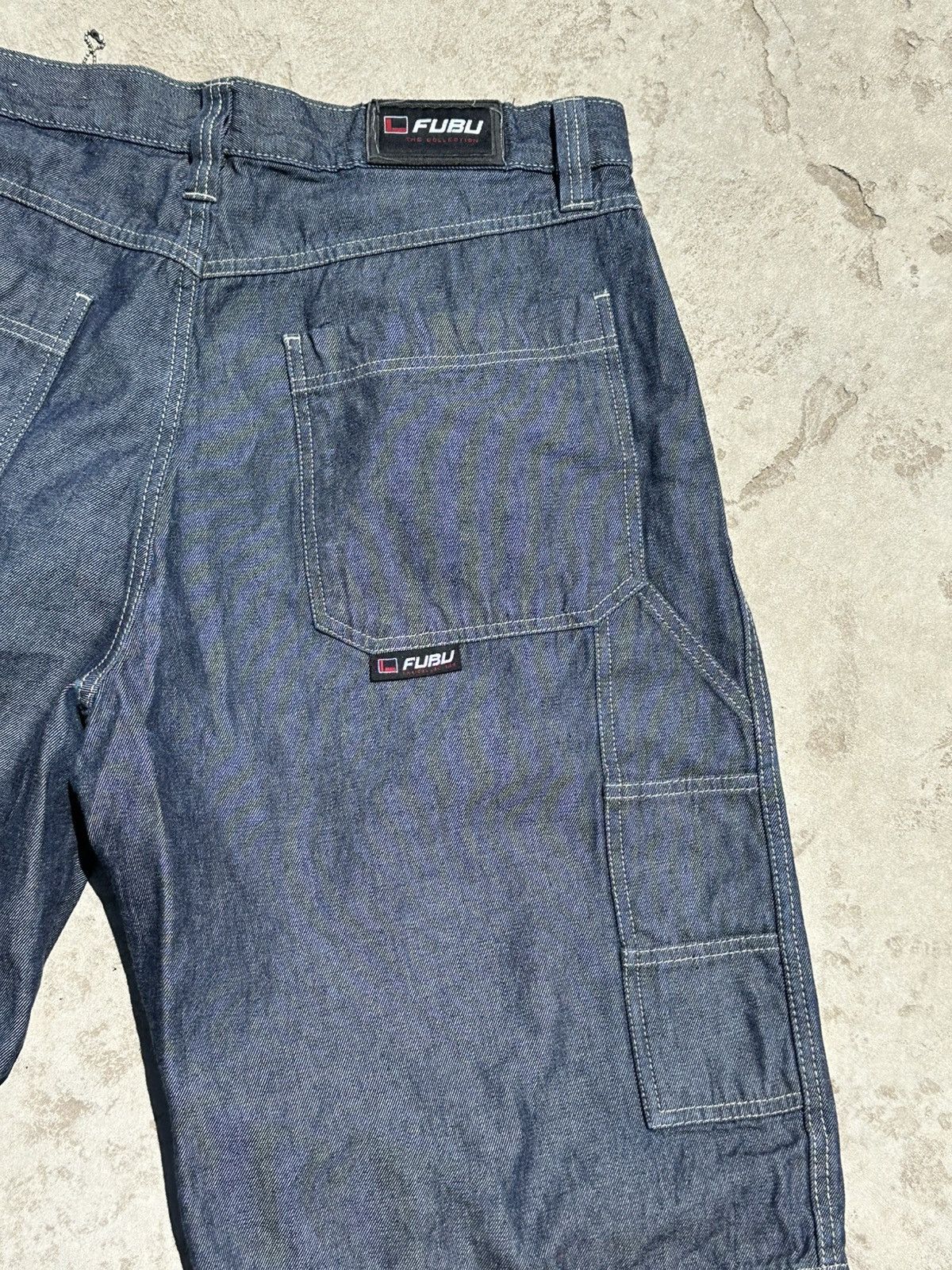 Fubu Vintage Y2k Fubu Jean Shorts Size US 38 / EU 54 - 3 Thumbnail