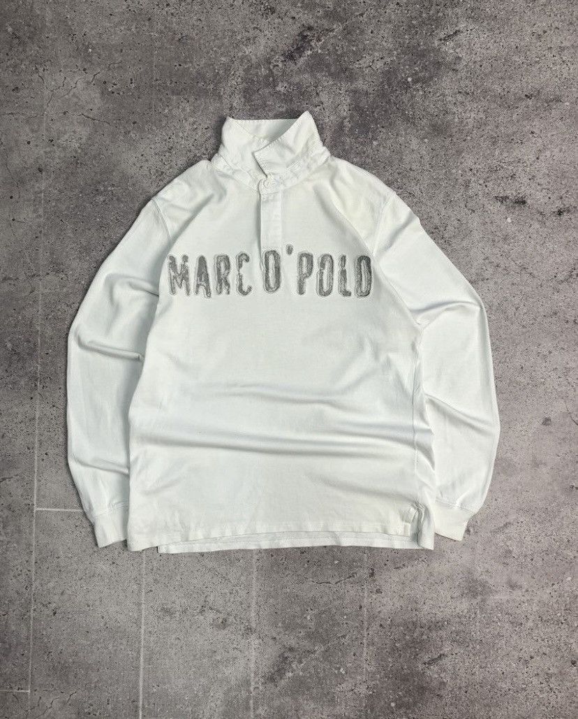 Japanese Brand Vintage Long Sleeve Marc Polo Rugby SK8 y2k Faded Size US M / EU 48-50 / 2 - 2 Thumbnail