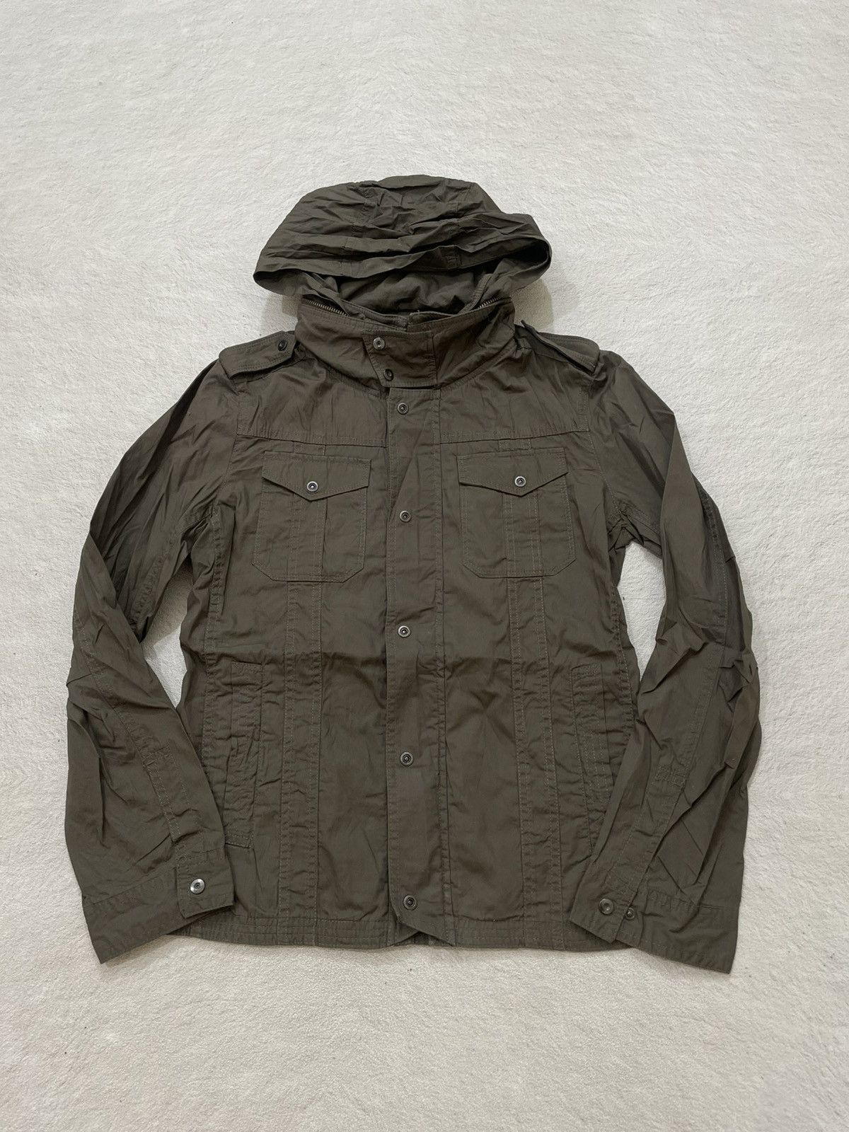 Nicole Club Nicole Club Military Utility Jacket Olive Multi Pocket Y2K Size US M / EU 48-50 / 2 - 3 Thumbnail