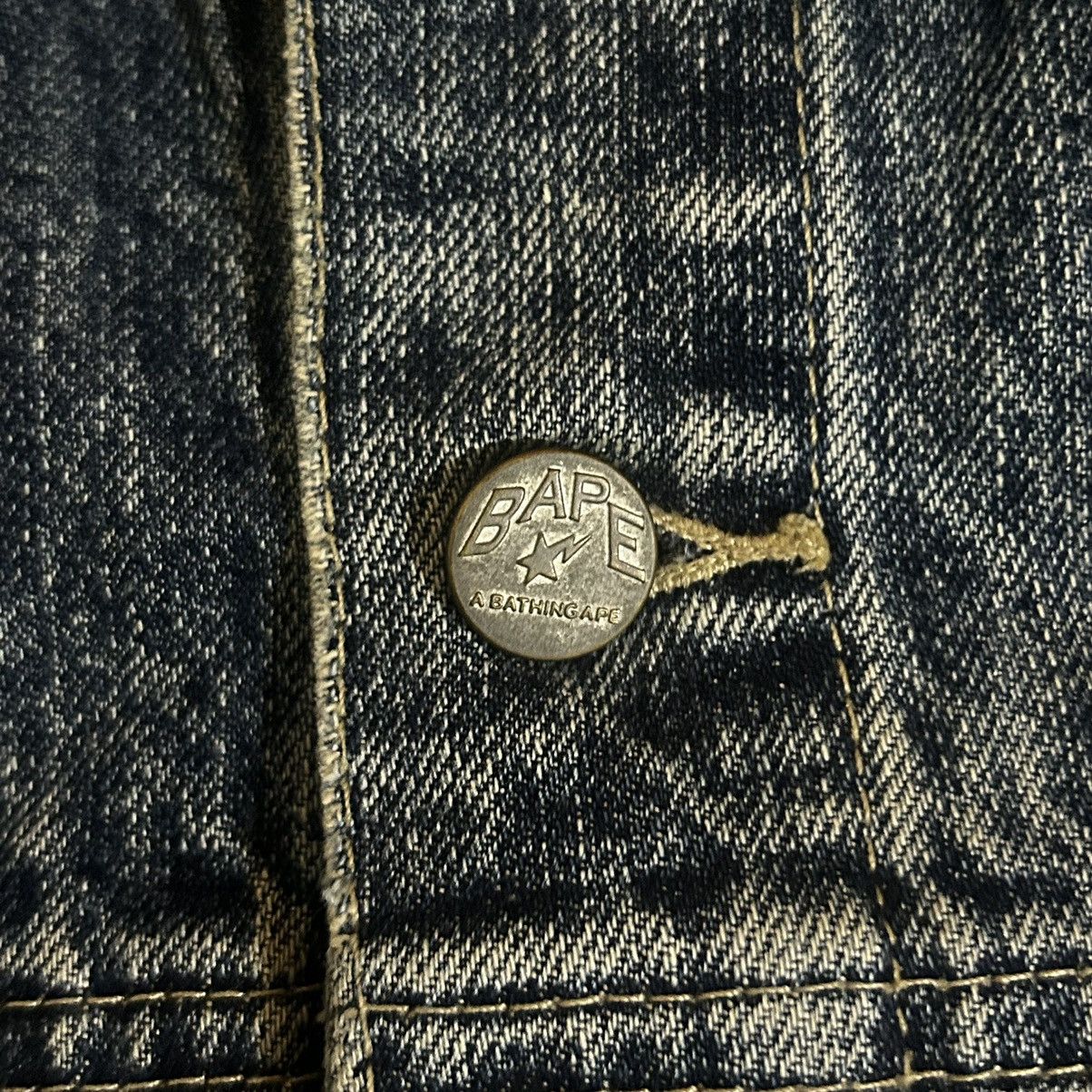 Bape Gold Rush Denim Jacket Size US S / EU 44-46 / 1 - 4 Thumbnail