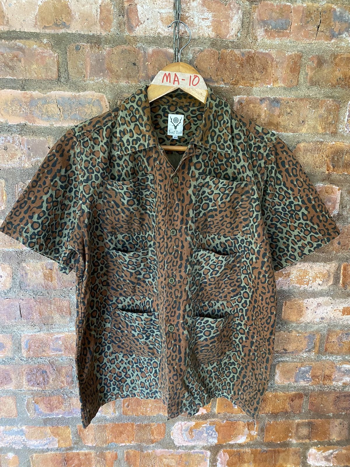 South2 West8 2000s S2W8 6 Pocket leopard shirt Size US S / EU 44-46 / 1 - 7 Thumbnail