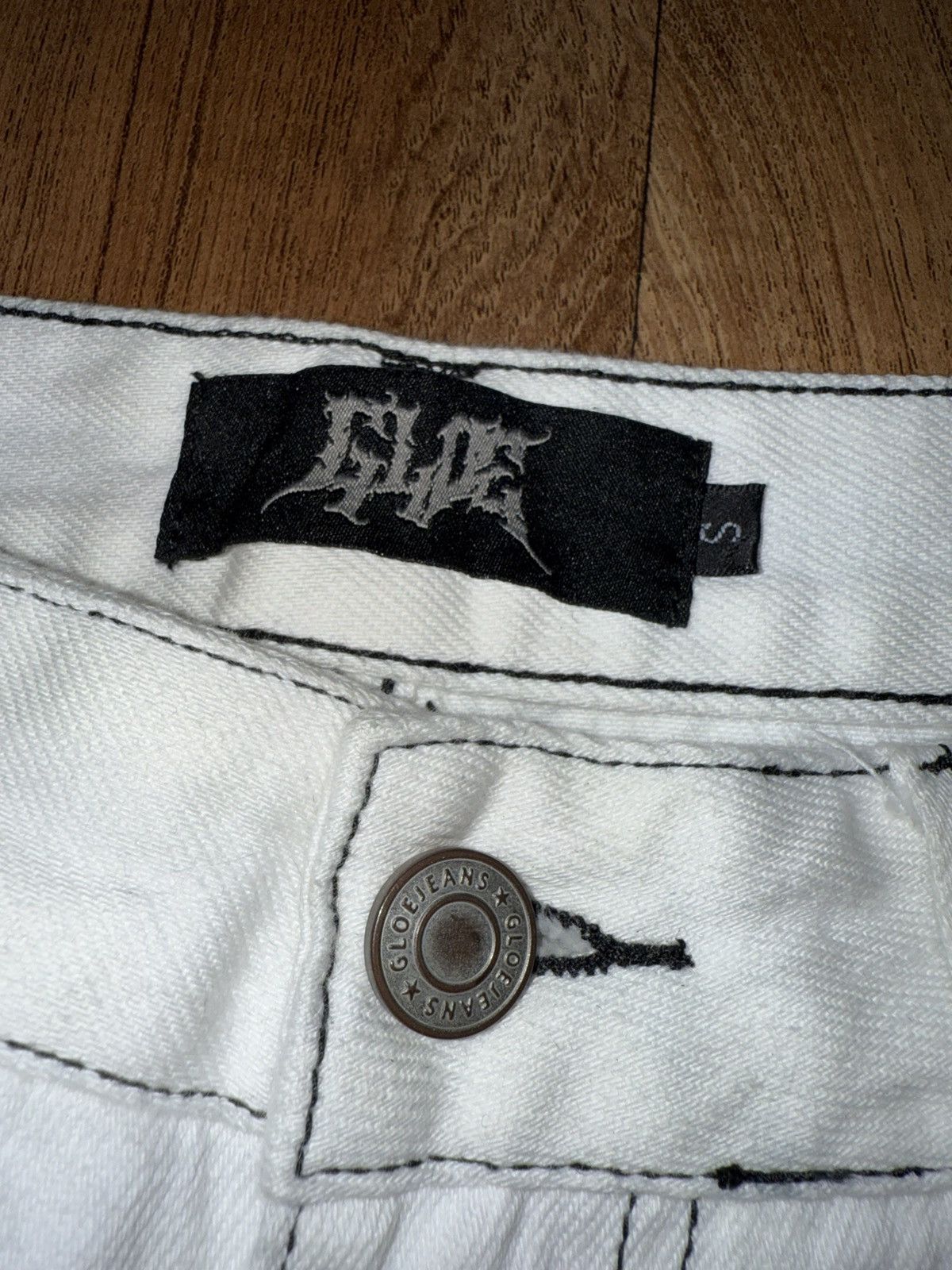 Other GLOE.US Wide Leg “spider” Jeans (size S=30w) Size US 30 / EU 46 - 3 Thumbnail