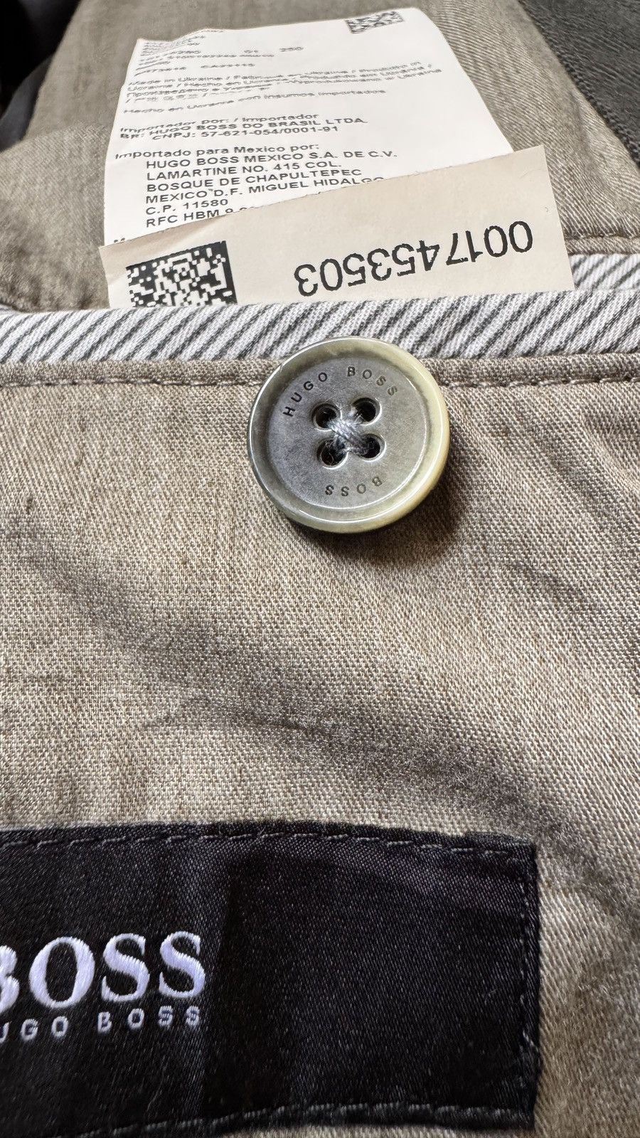 Designer × Hugo Boss HUGO BOSS BLAZER Size 36R - 11 Thumbnail