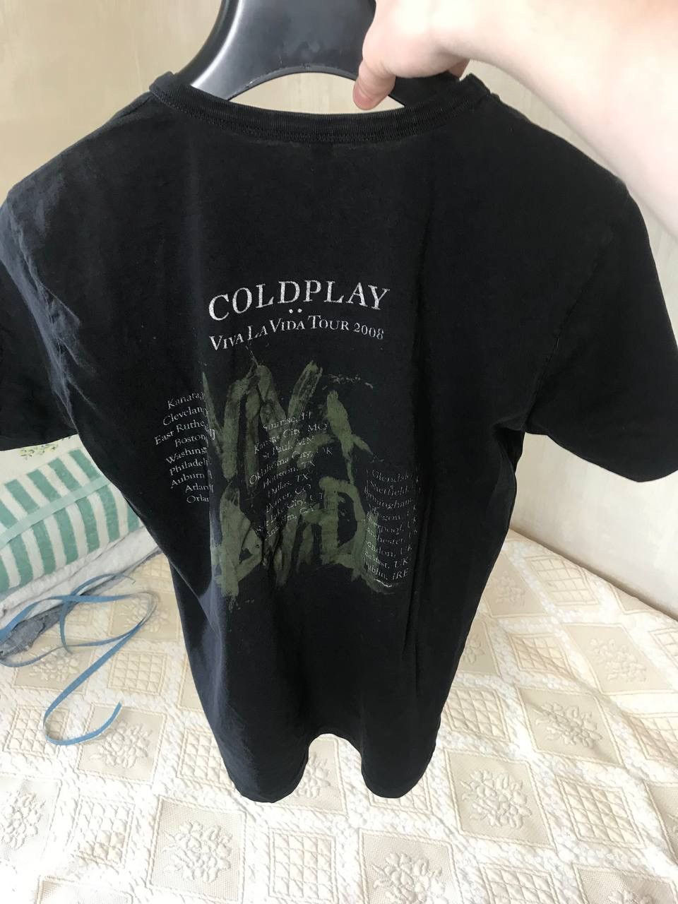 Band Tees 🔥 2008 Coldplay Viva La Vida Tour T Shirt Rock Tee Size US L / EU 52-54 / 3 - 9 Thumbnail