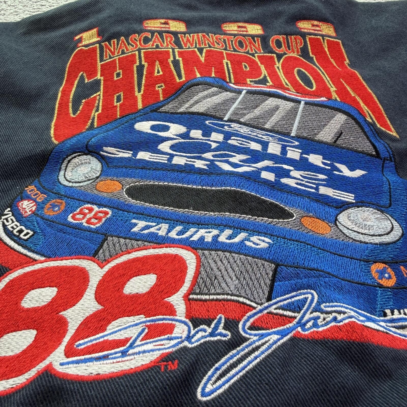 JH Design Vintage 1999 Dale Jarrett 88 NASCAR Winston Racing Jacket L Size US L / EU 52-54 / 3 - 5 Thumbnail