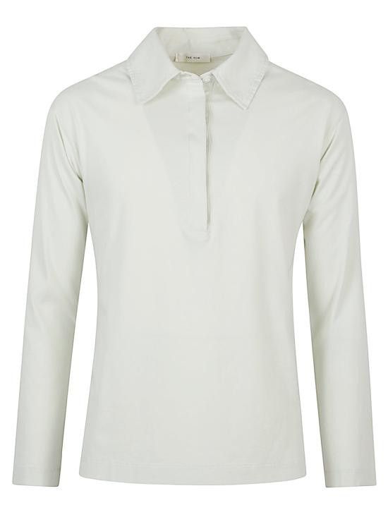 The Row THE ROW Women Polo Shirts 8752 K636LSG Green Size XS / US 0-2 / IT 36-38 - 1 Thumbnail