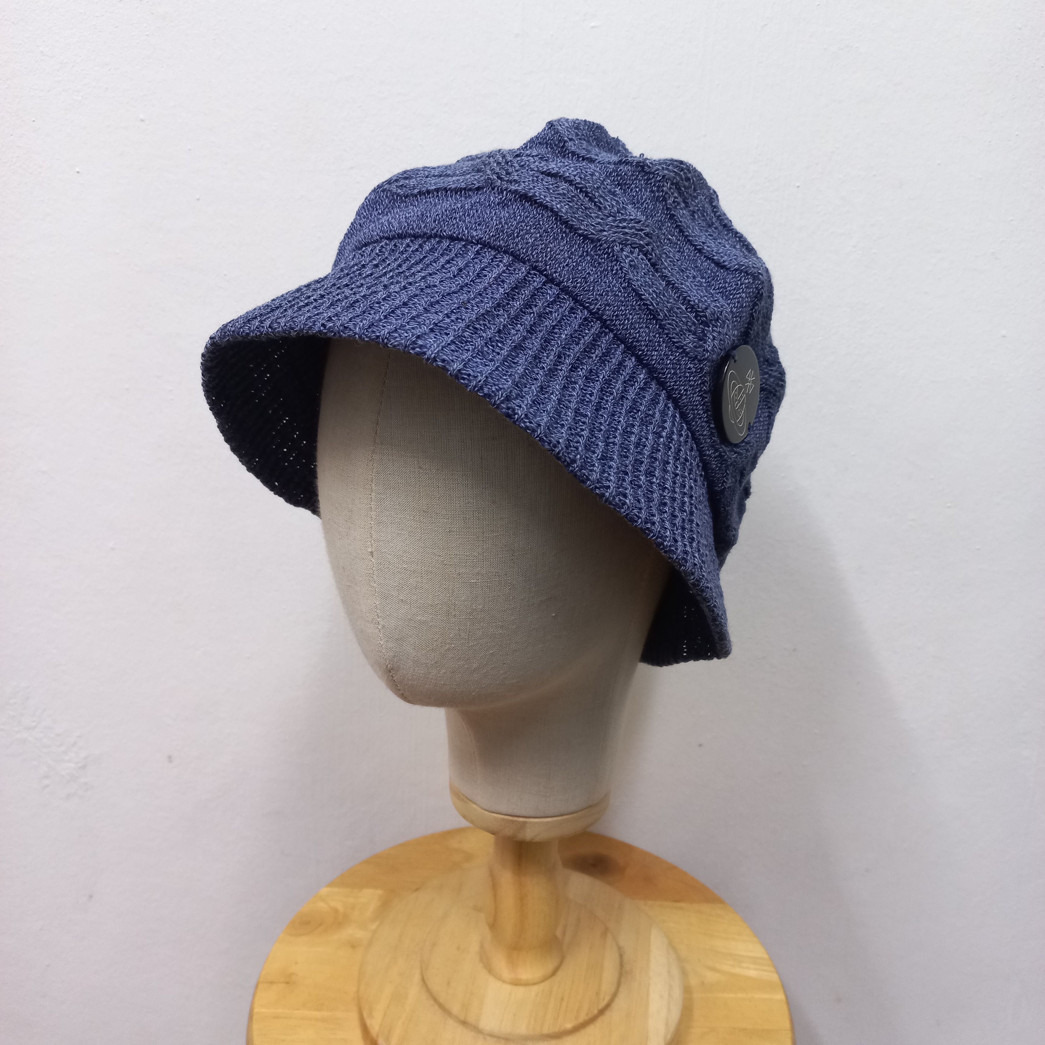 Vivienne Westwood 💥Vintage vivienne westwood orb logo visor knit hat Size ONE SIZE - 4 Thumbnail