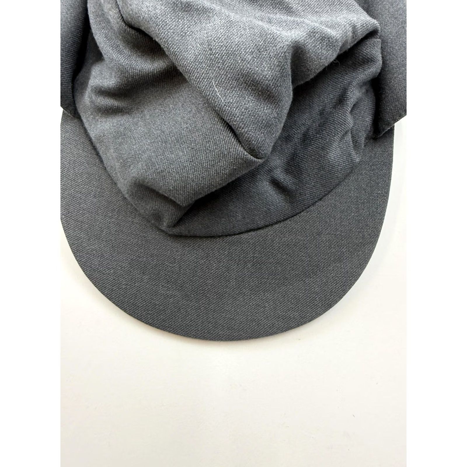Vintage VINTAGE Army Cap Fitted 7 1/4 Gray Twill Winter Lined Ear Neck Flap 80s Hat Mens Size ONE SIZE - 7 Thumbnail