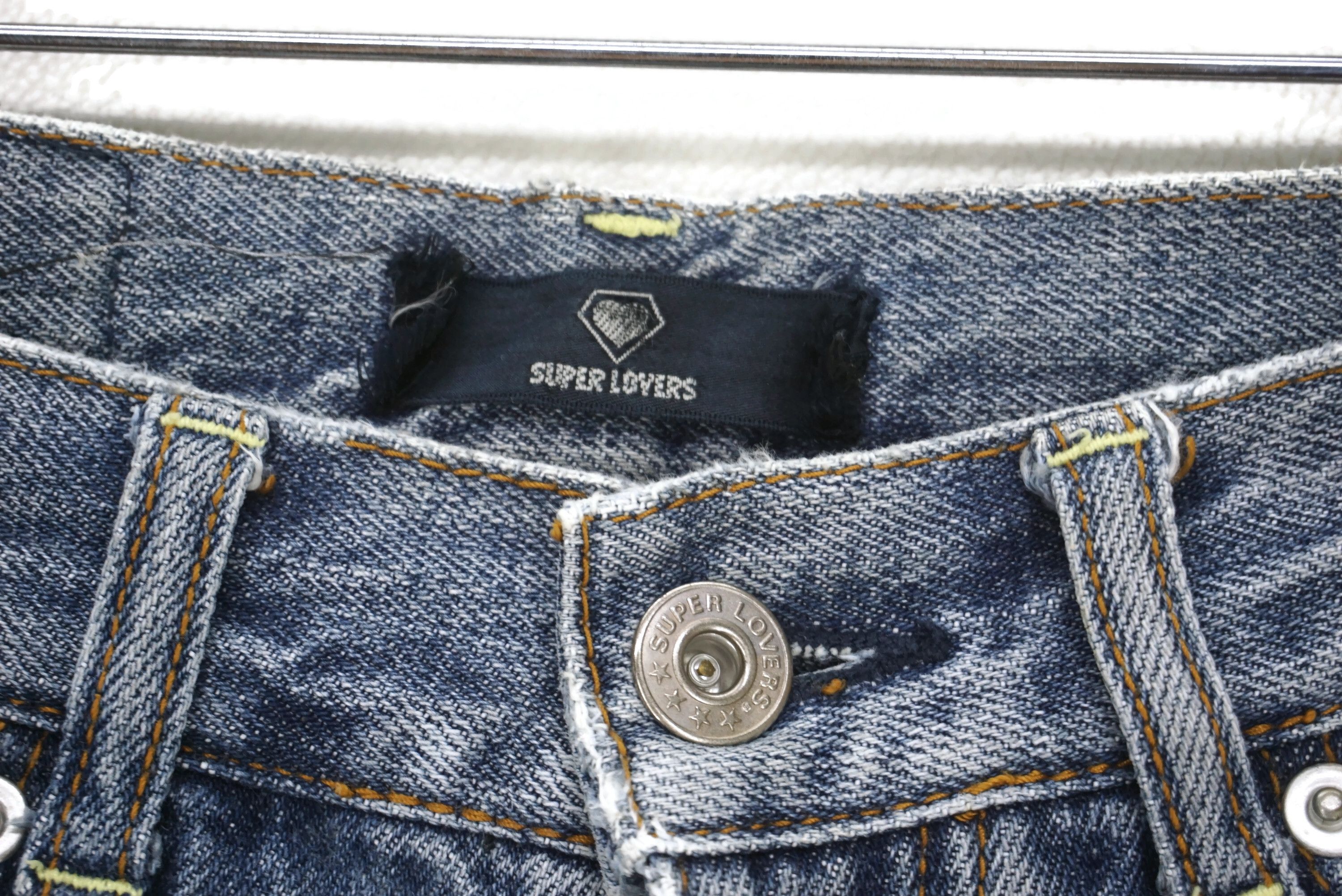 Japanese Brand Super Lovers Jeans fit W31xL28 Lovers Rock Punk Ankle Denim Size US 30 / EU 46 - 5 Thumbnail
