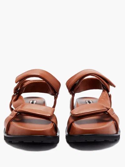 Jil Sander o1y1025 Sandals in Camel Size US 9 / IT 39 - 3 Thumbnail