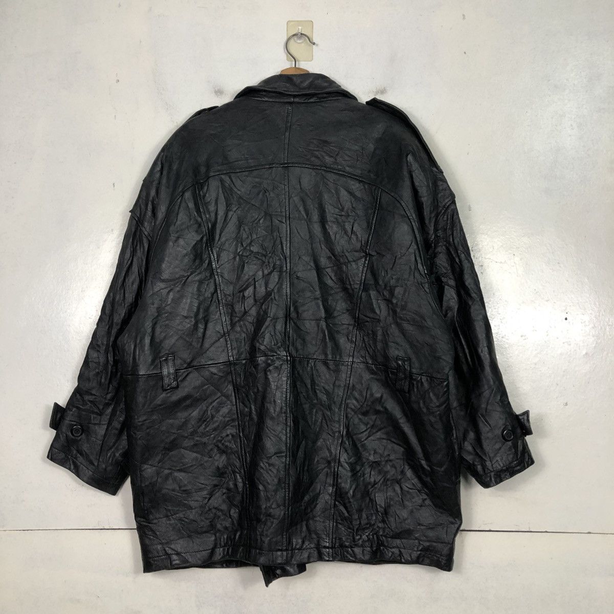 Pelle Pelle 📌Vintage Biker Leather Jacket Gullit Men Issey Miyake Size US M / EU 48-50 / 2 - 10 Thumbnail