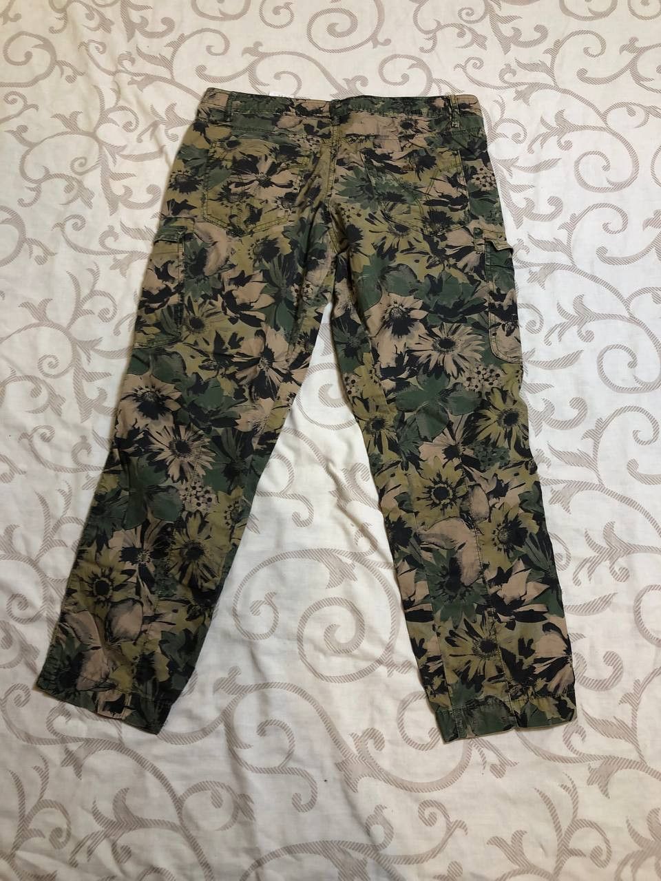 Miss Sixty Miss Sixty Floral Camo Cargo Pants Y2K Archive Size 33" - 13 Thumbnail
