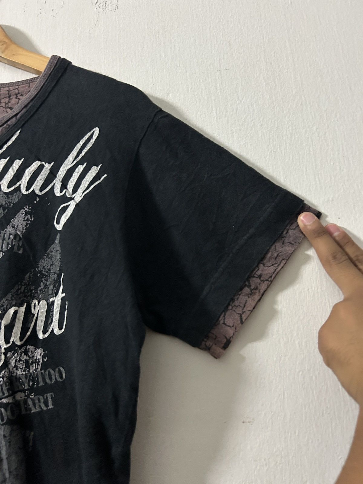 Vintage Desio Double Layer Poem Y2K Punk Style