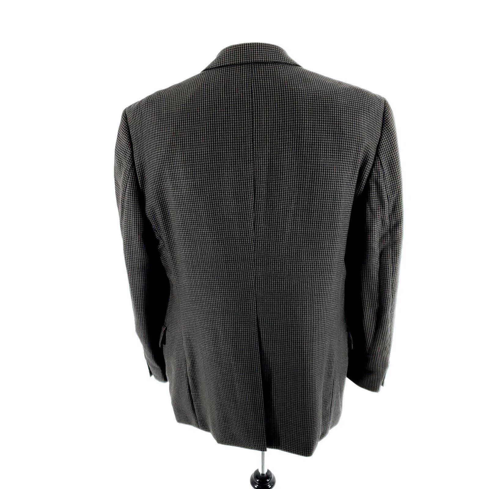 John Weitz John Weitz Signature Textured Wool 2 Button Sport Coat 42R G Size 42R - 5 Thumbnail