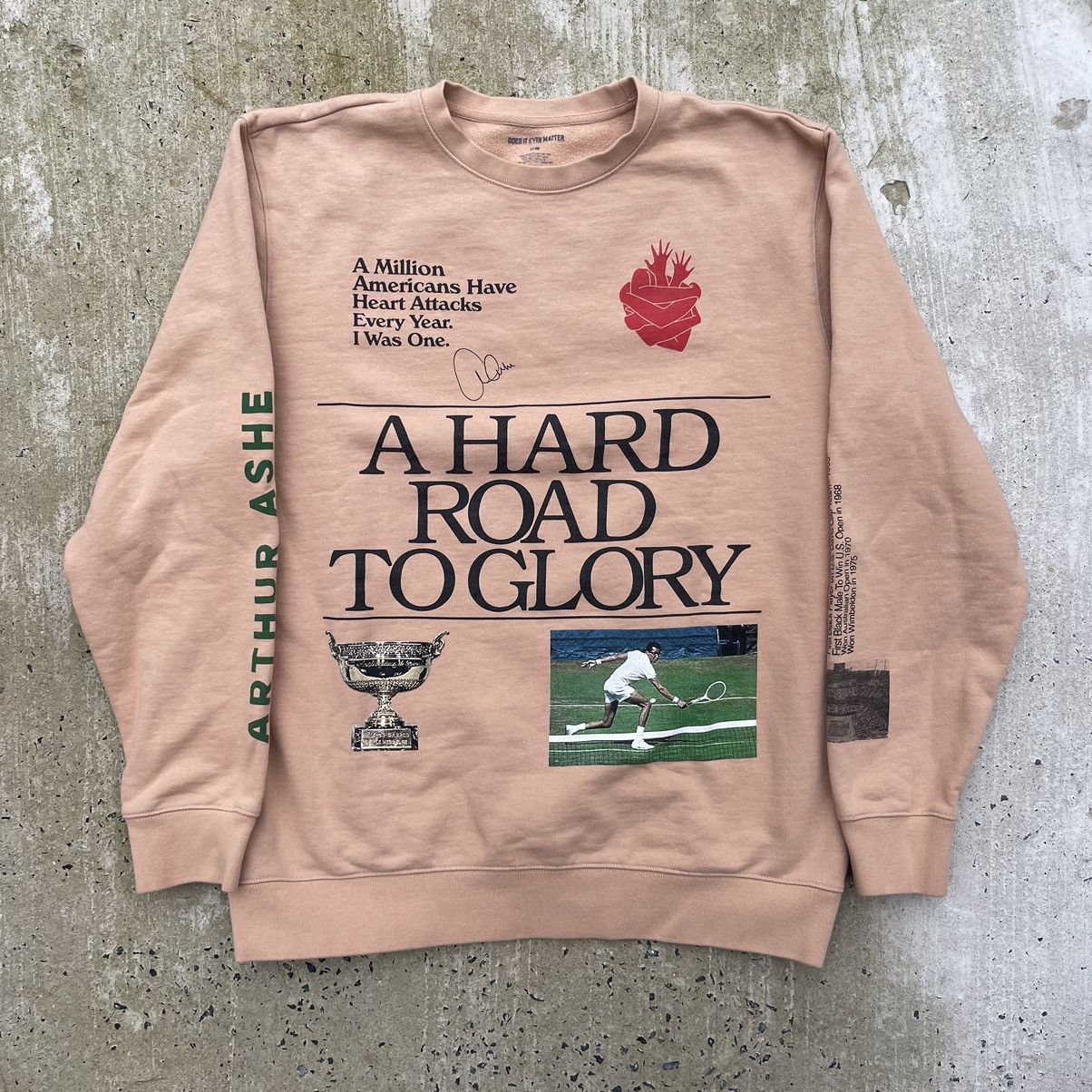 Vintage AUNTS & UNCLES ATHUR ASHE Crewneck Sweatshirt Size US XL / EU 56 / 4 - 1 Thumbnail