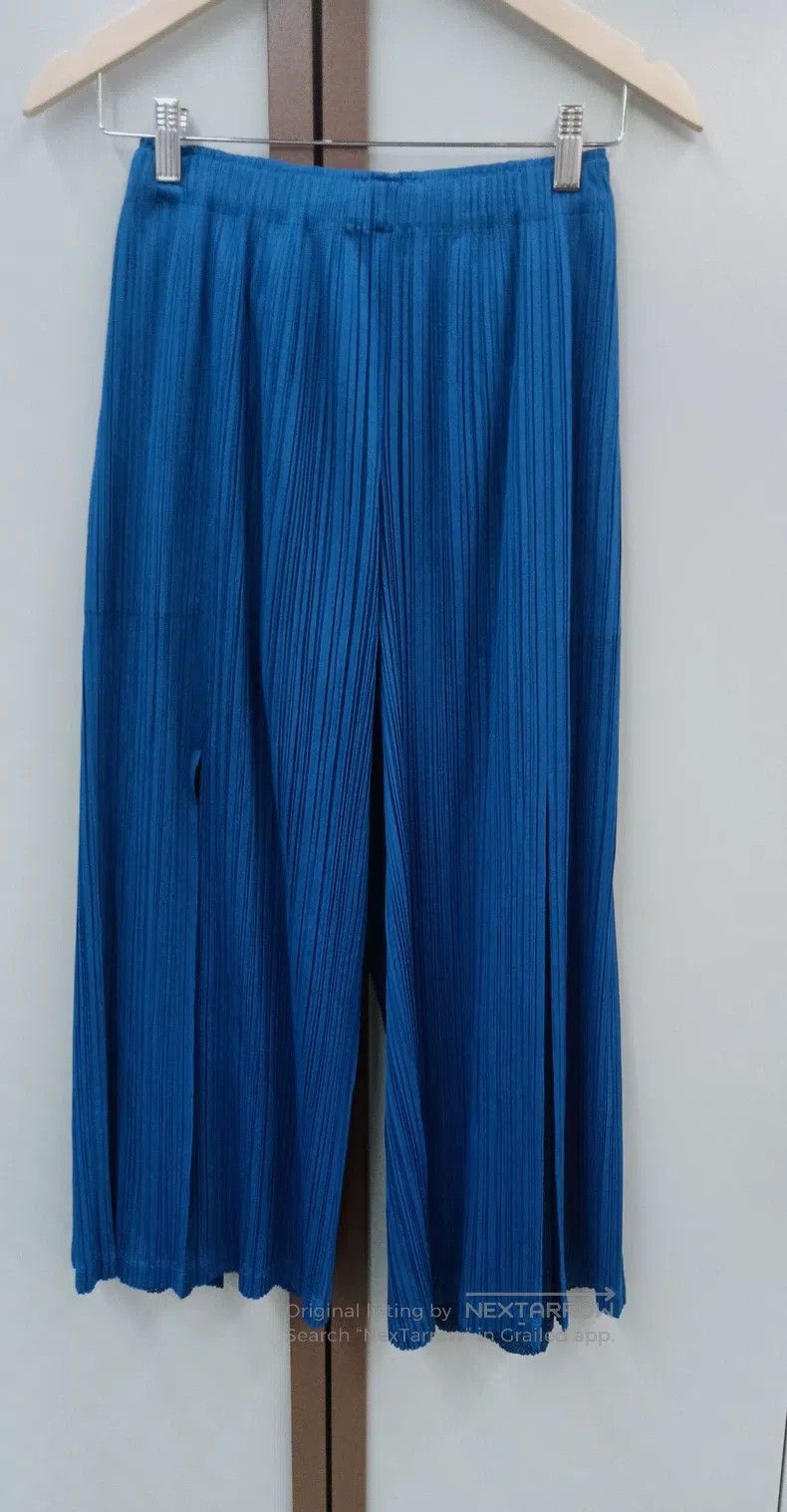 Issey Miyake Issey Miyake Blue Midi Skirt Size 25" / US 0 / IT 36 - 2 Thumbnail