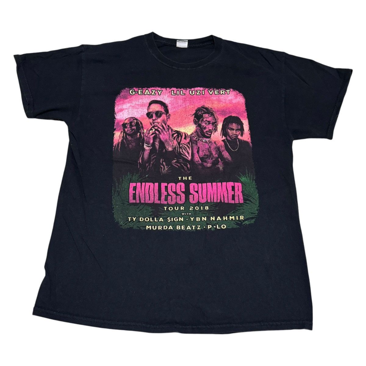 Band Tees × Gildan Gildan 2018 The Endless Summer Tour G-Eazy Shirt Adult Large Size US L / EU 52-54 / 3 - 1 Thumbnail