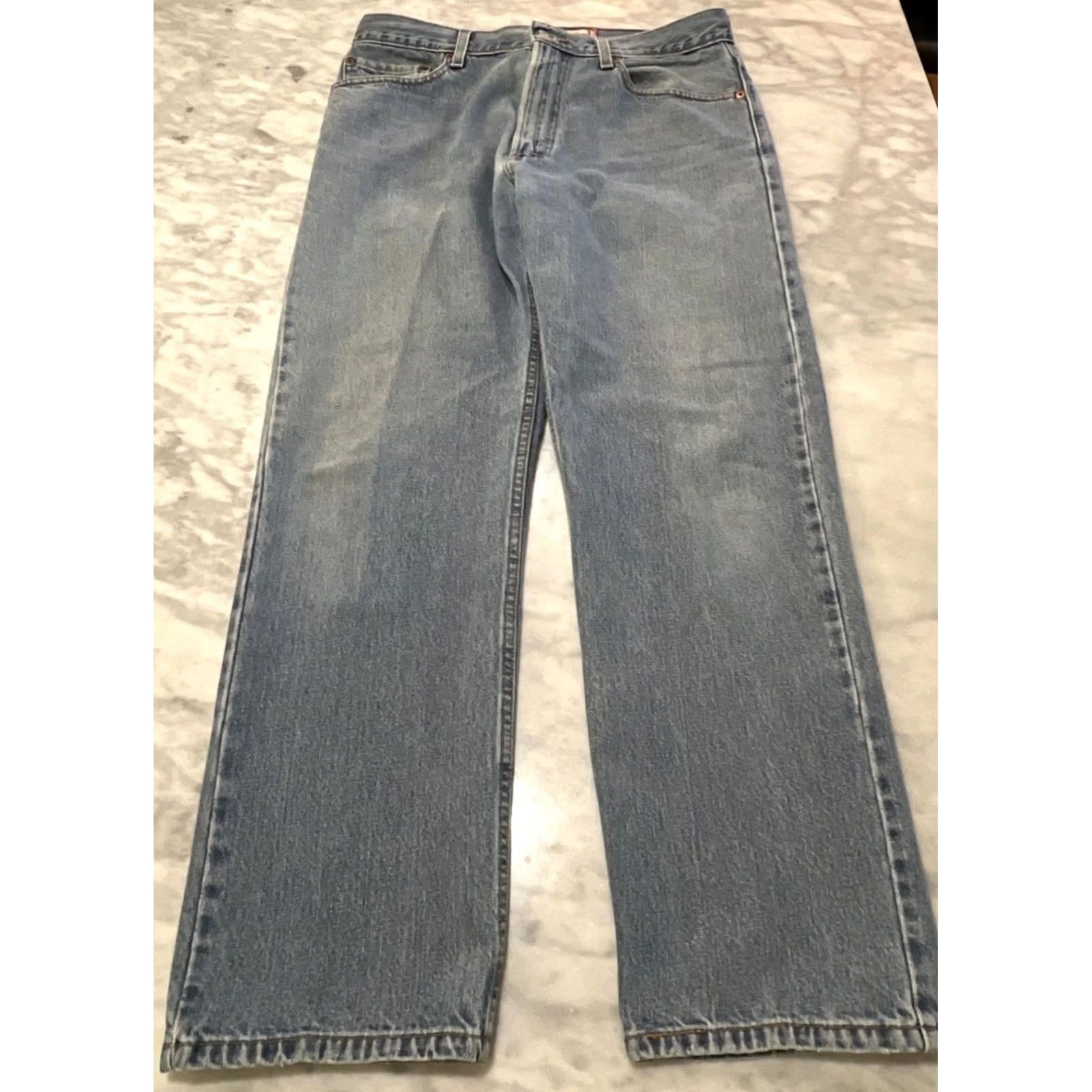 Levi's Levi's 505 Jeans Men’s 36x32 Regular Fit Light Blue Cotton Denim USA 90s 5-Pocket N/A Regular Mens Size US 36 / EU 52 - 2 Thumbnail