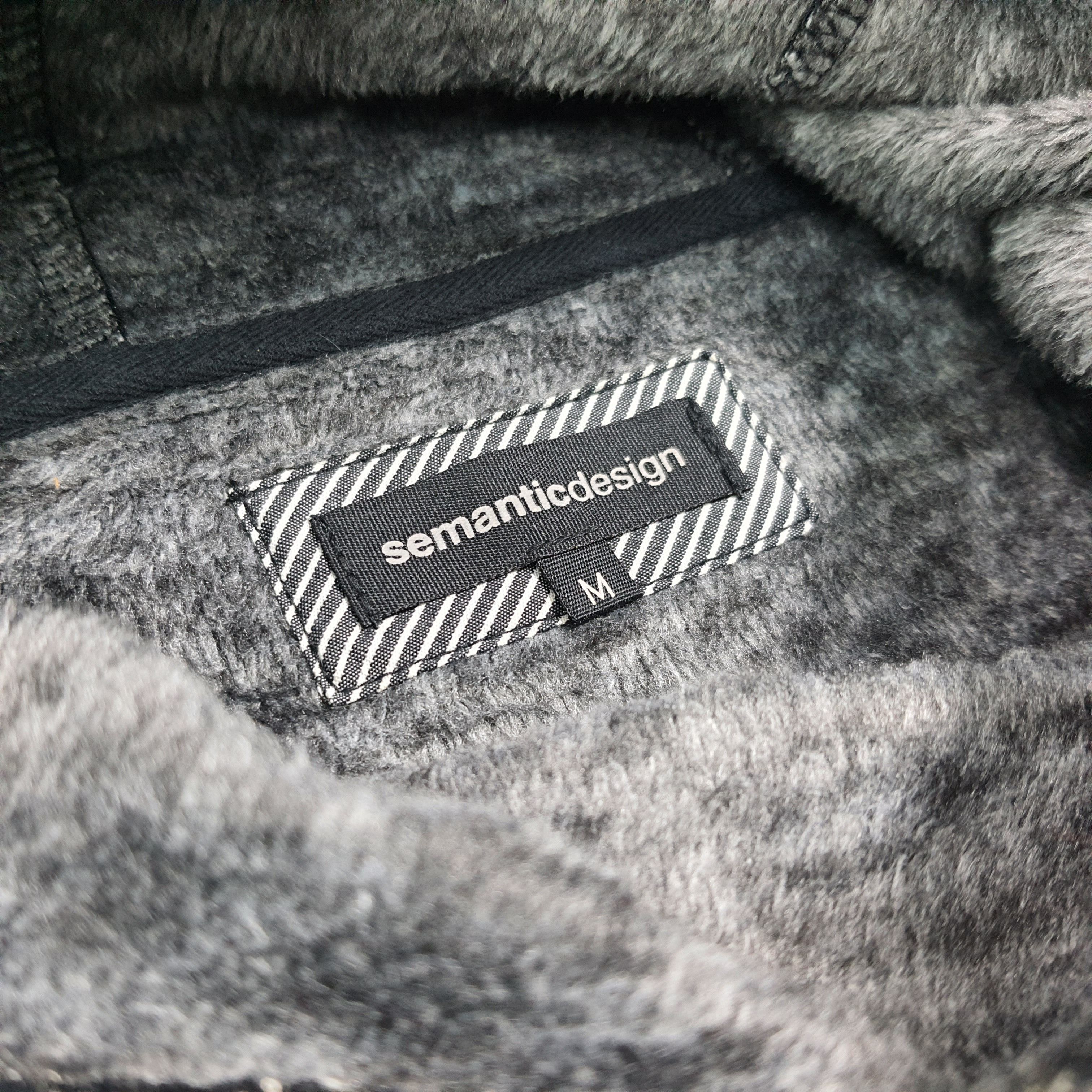 semanticdesign Vintage Semantic Design Cowl Sweatshirt Fleece Line C279N7 Size US S / EU 44-46 / 1 - 5 Thumbnail