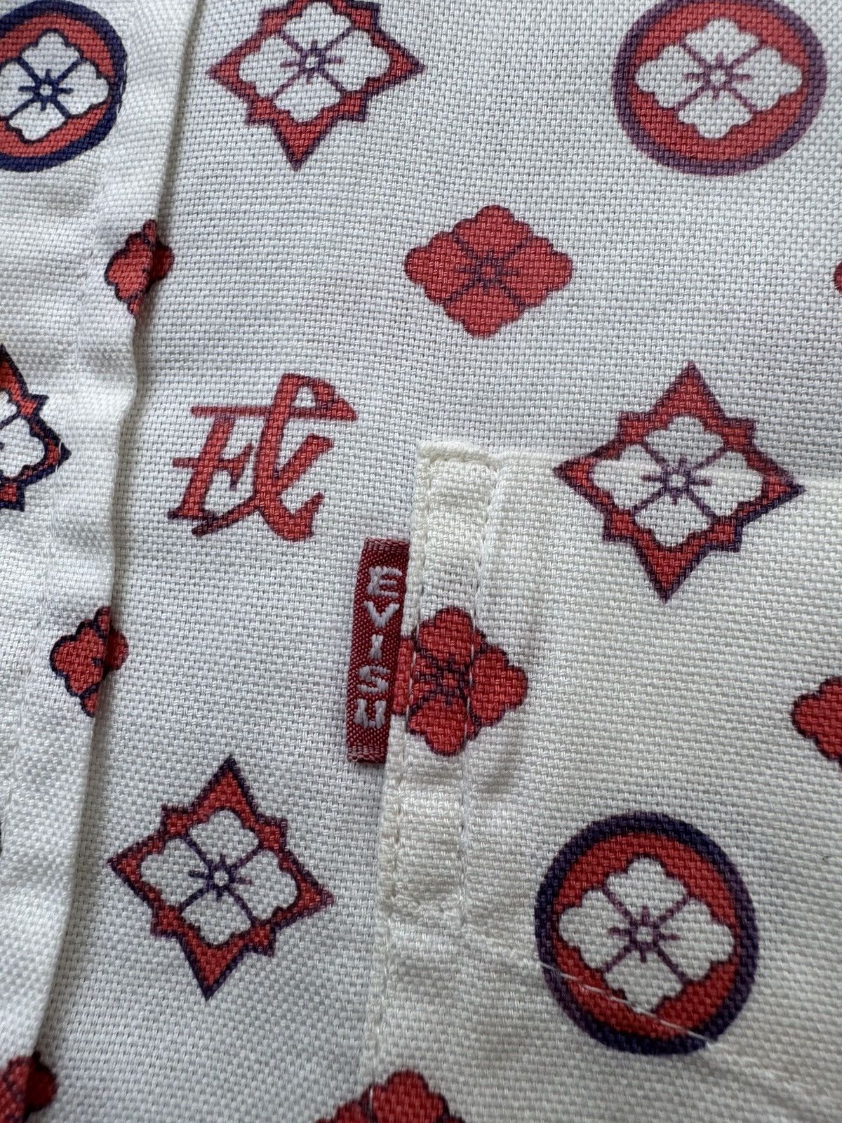 Evisu EVISU Monogram Shirt Size US L / EU 52-54 / 3 - 11 Thumbnail