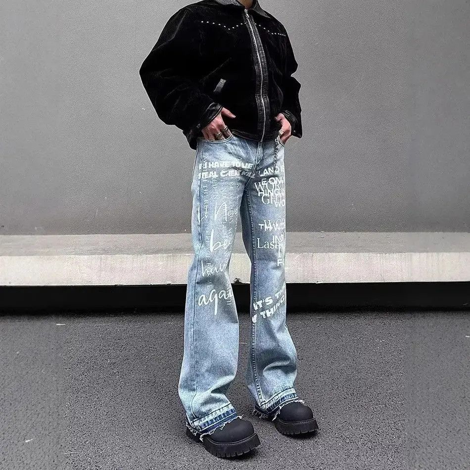 Japanese Brand Retro high street cat whisker micro flared jeans Size US 32 / EU 48 - 2 Thumbnail