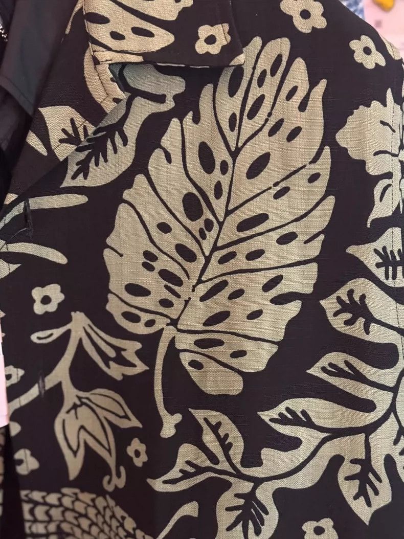 Jil Sander Jil Sander Green printed short sleeved shirt Size M / US 6-8 / IT 42-44 - 4 Thumbnail
