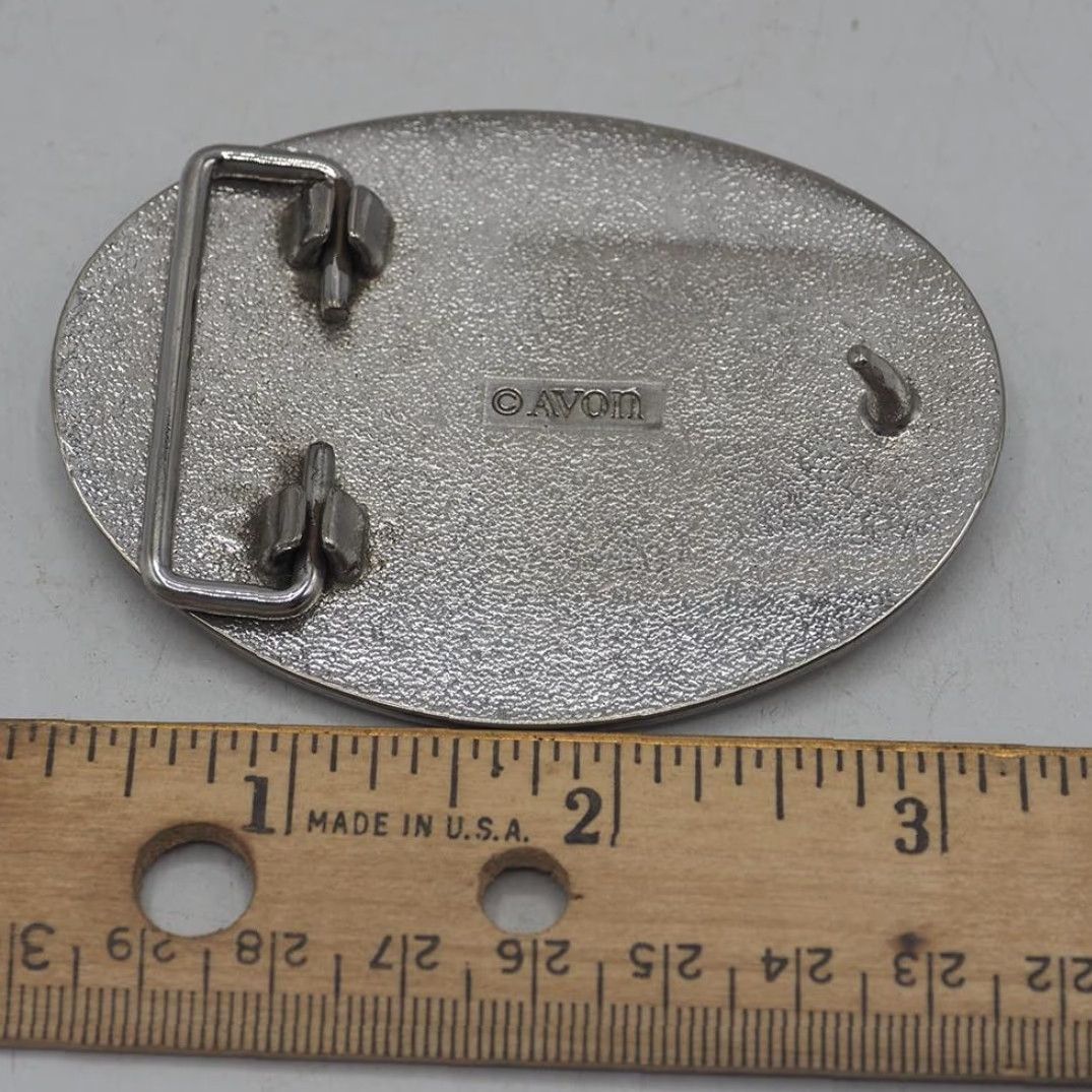 Vintage VINTAGE Belt Buckle Western Design Horse Saddle Size ONE SIZE - 2 Thumbnail