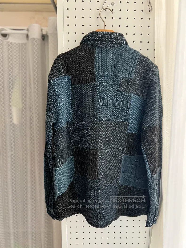 RRL Ralph Lauren RRL Ralph Lauren Patchwork Knit Cardigan Size US S / EU 44-46 / 1 - 2 Thumbnail