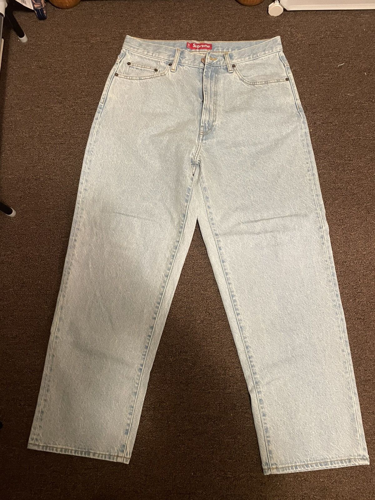 Supreme Supreme Baggy Jeans SS25 Light Wash | Grailed