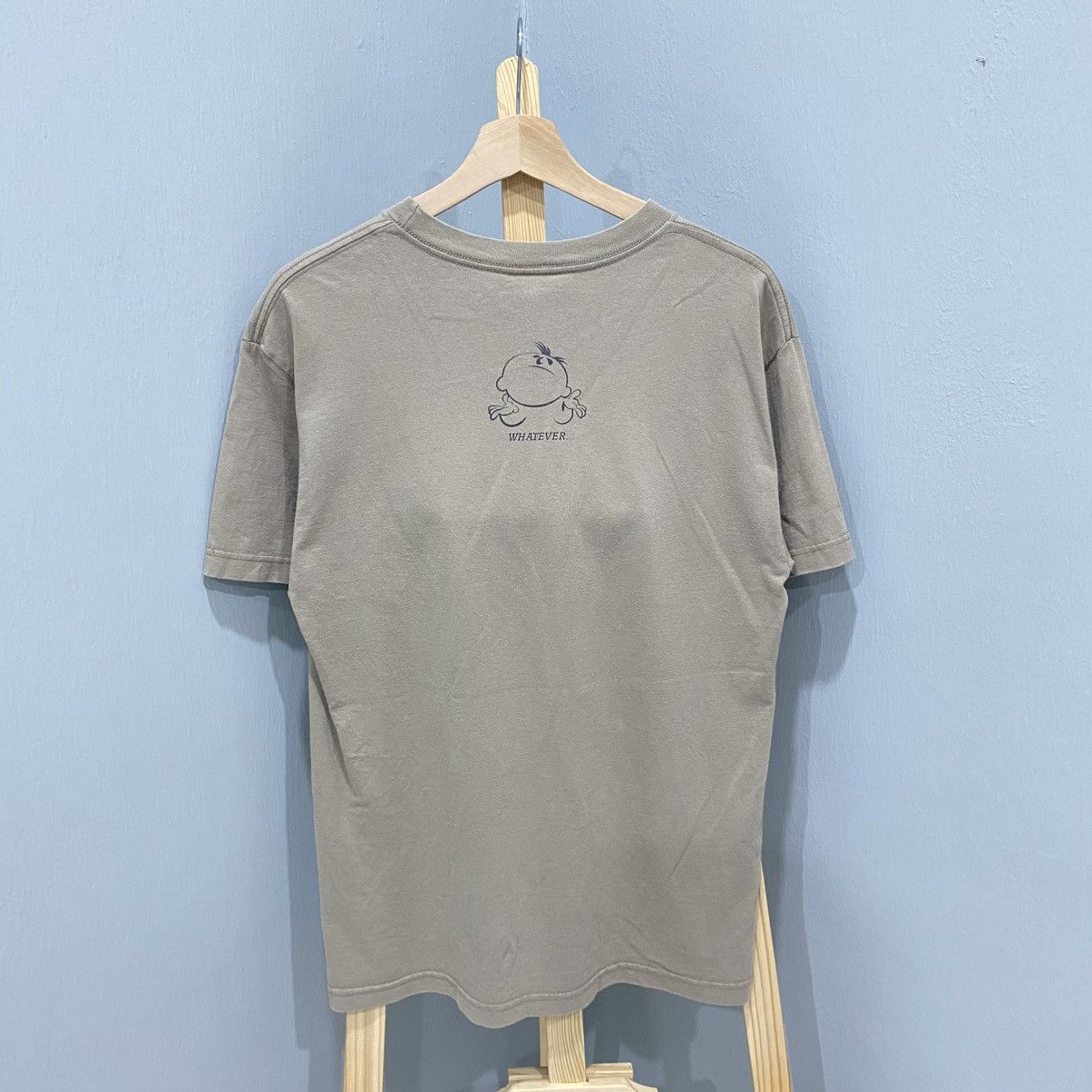 Vintage Vintage 00s Lemon Head “Whatever” Shrug Funny Graphic TShirt Size US M / EU 48-50 / 2 - 2 Thumbnail
