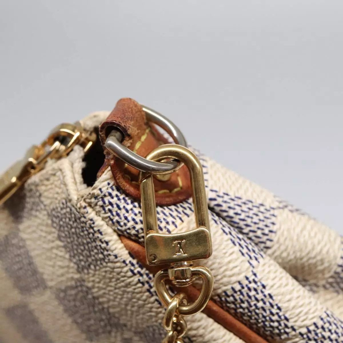 Louis Vuitton LOUIS VUITTON Damier Azur Eva Shoulder Bag 2way Size ONE SIZE - 9 Thumbnail