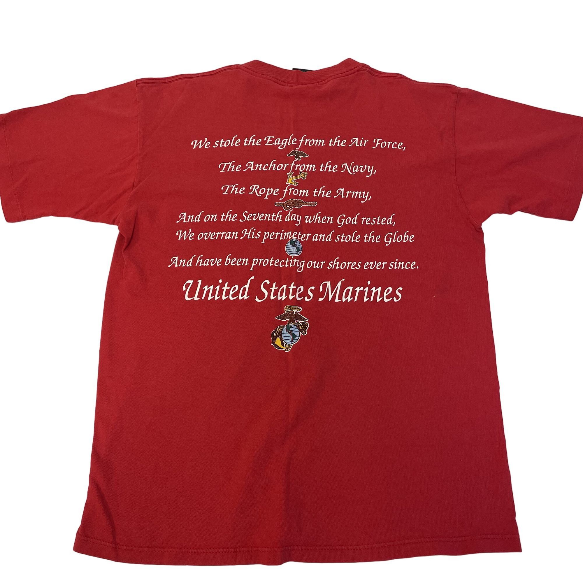 Other Vtg Soffes Choice RED Military T Shirt USMC Marine Corp Tee Size US M / EU 48-50 / 2 - 2 Thumbnail