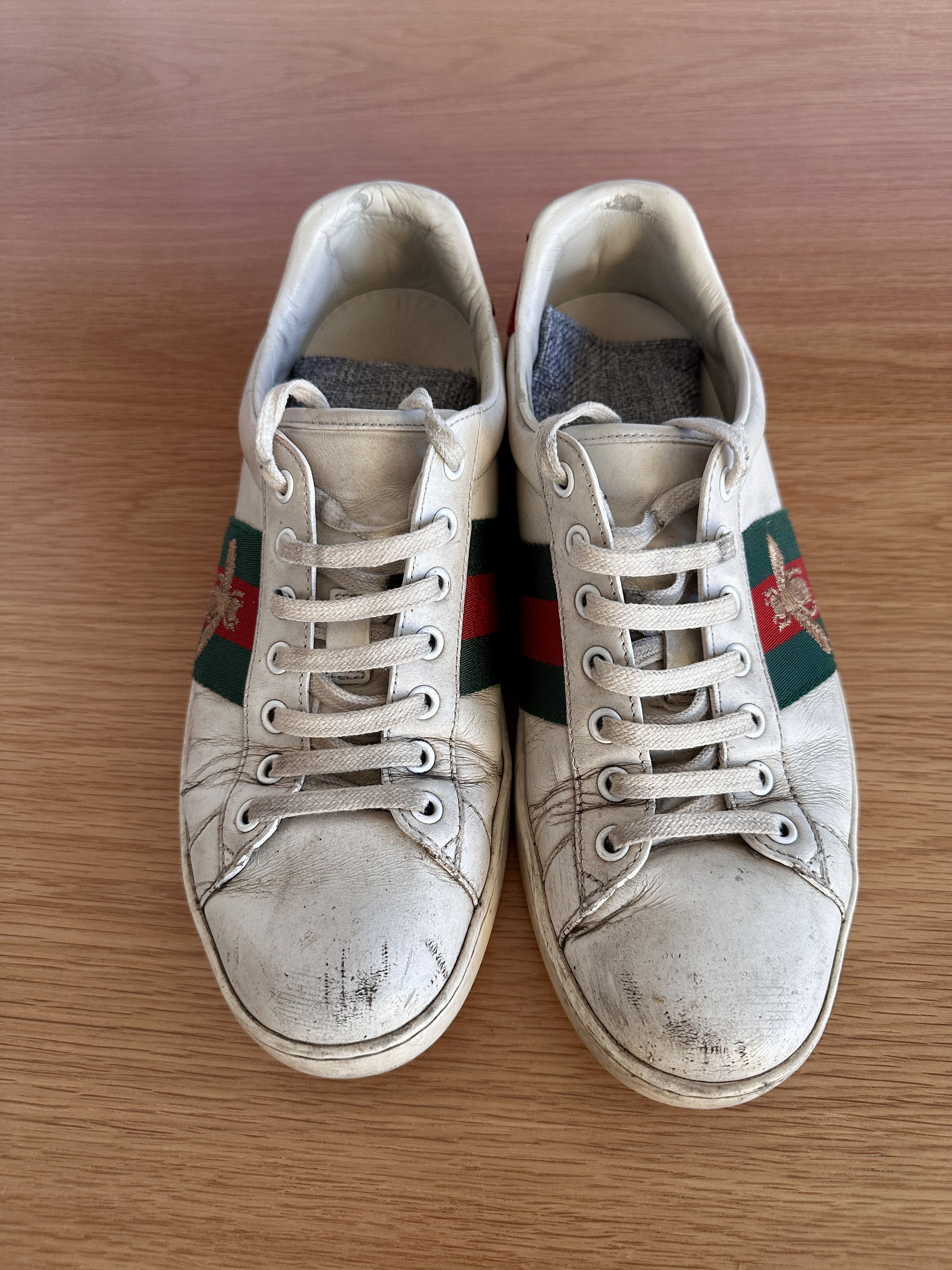 Gucci Gucci Ace Embroidered Bee Sneaker Size US 9 / EU 42 - 5 Thumbnail