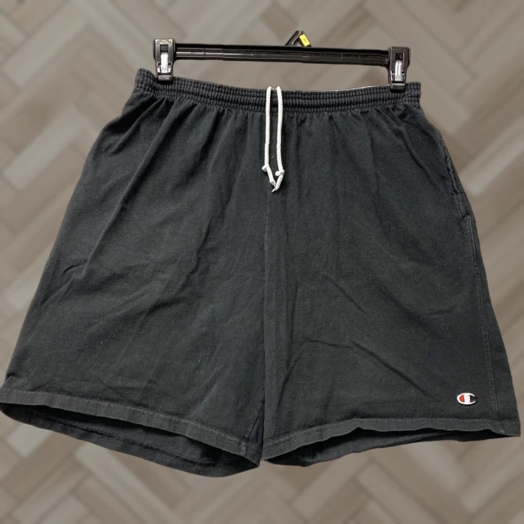 Champion Champion Shorts Mens L Elastic Waist Athletic Charcoal / 107-31 Size US 33 - 1 Thumbnail