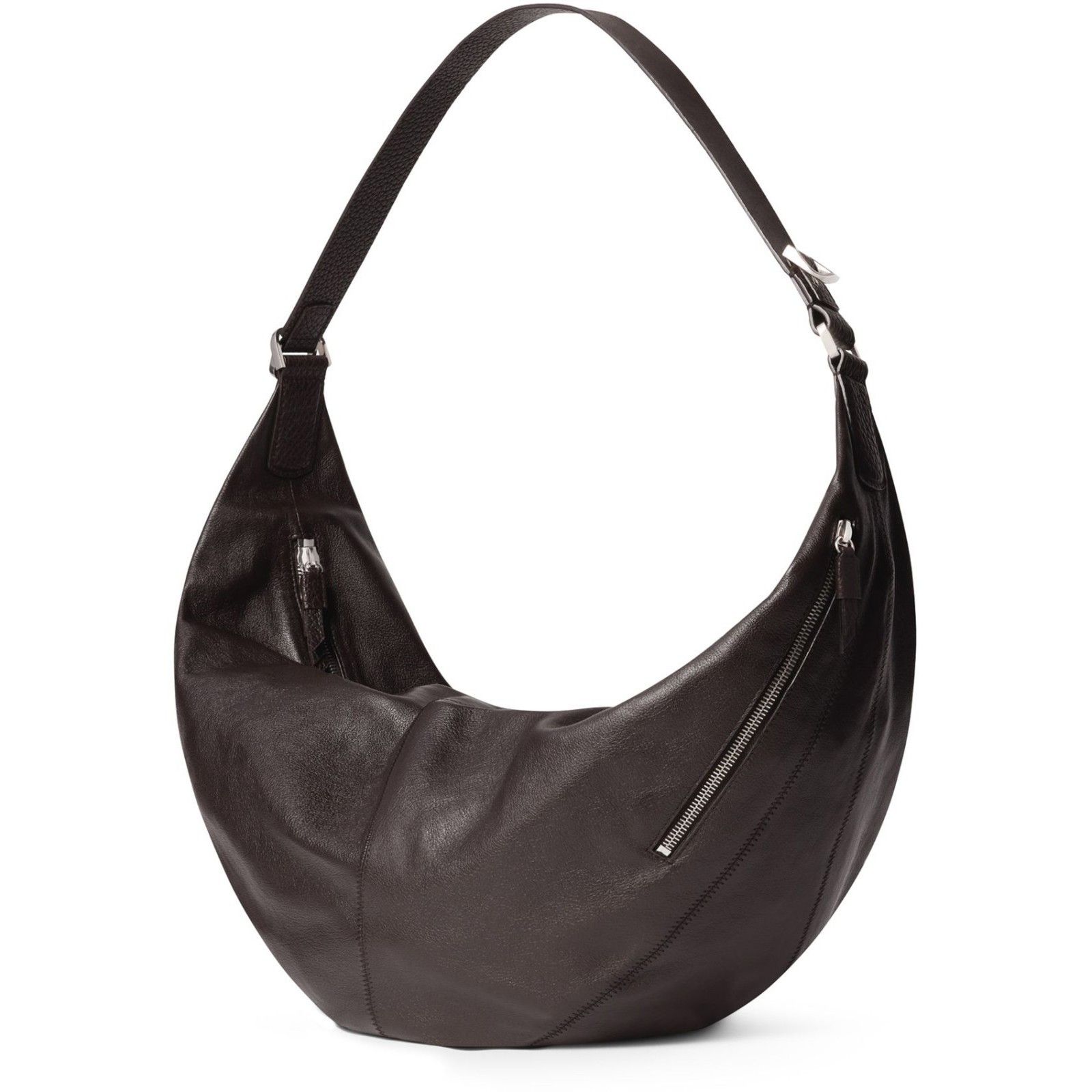 Lemaire LEMAIRE Quiver Clip Large Dark Chocolate Brown Shoulder Bag Size ONE SIZE - 2 Thumbnail