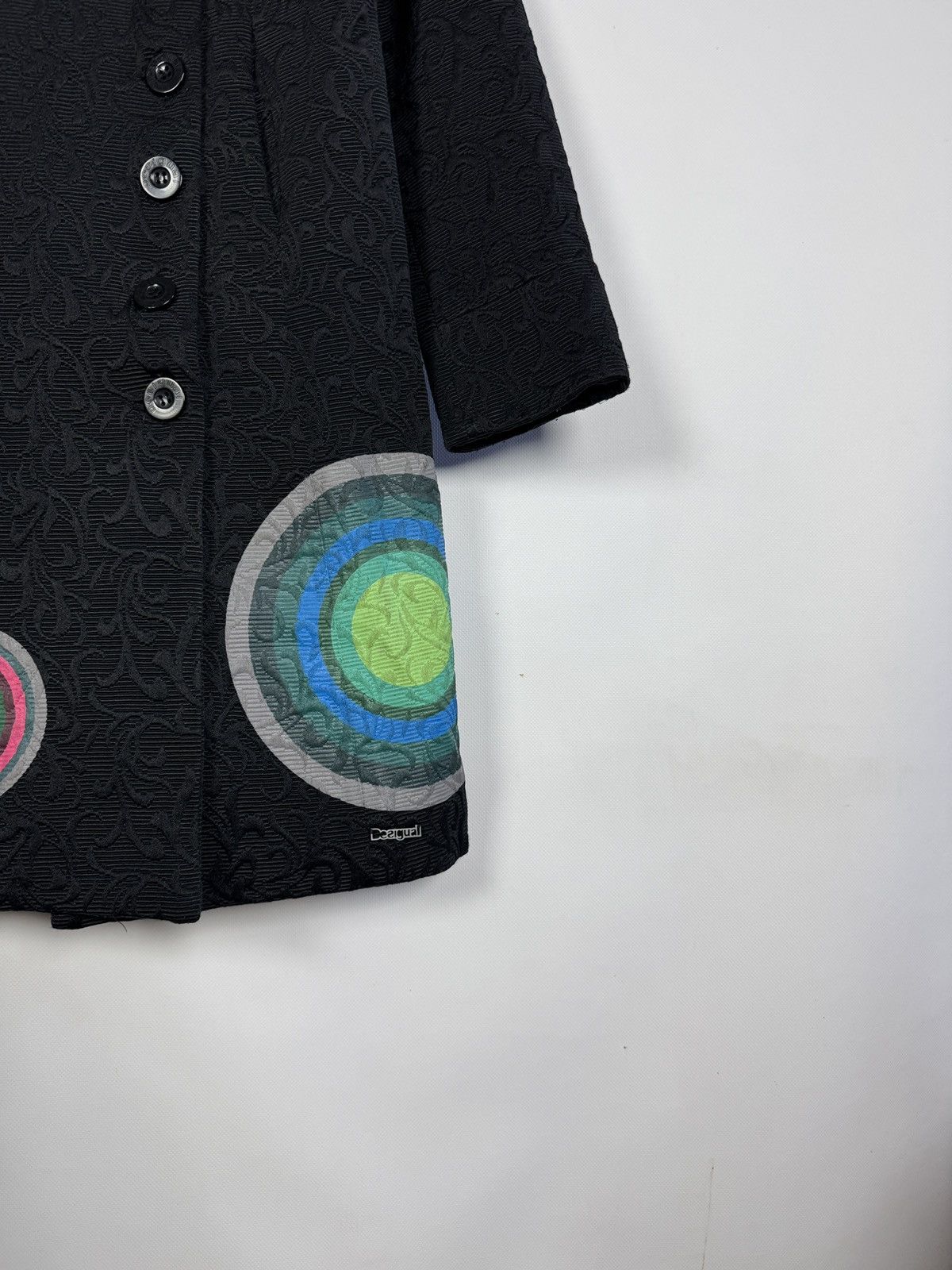 Desigual Desigual Coat Designer Floral Multicolored Print Size 42 Size M / US 6-8 / IT 42-44 - 6 Thumbnail