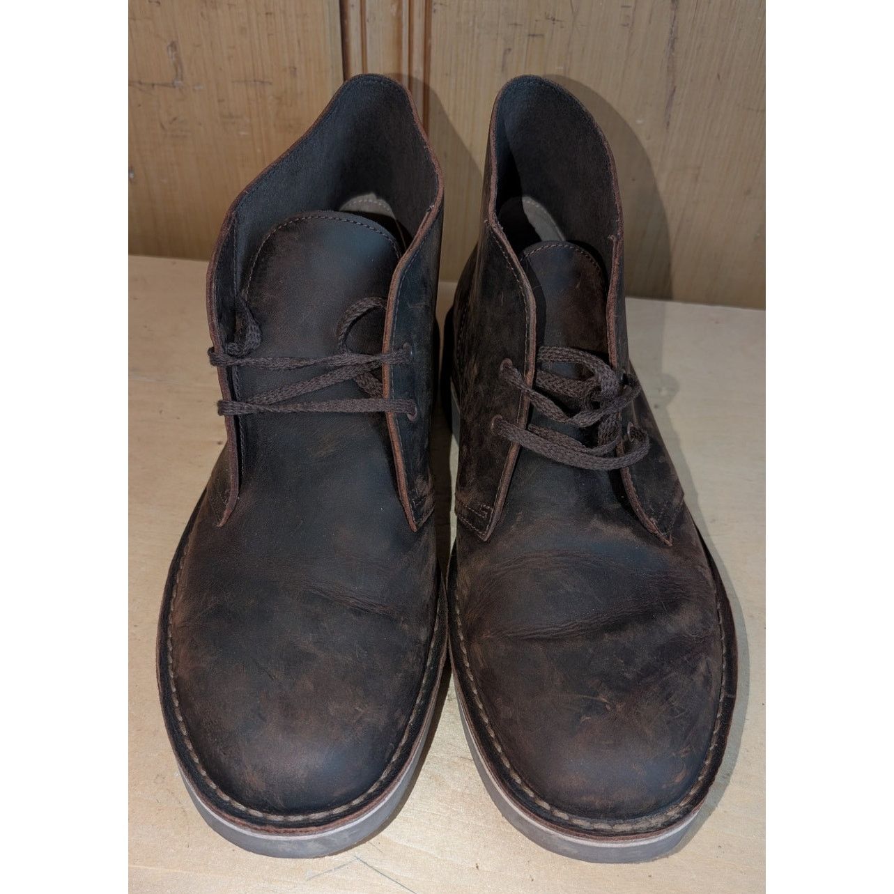 Clarks Clarks Bushacre 2 Beeswax Desert Boot Chukka 11 Men's Brown Size US 10.5 / EU 43-44 - 4 Thumbnail