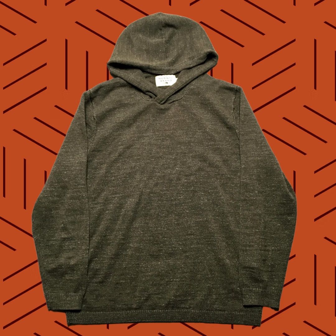 Vintage The Normal Brand Hooded Sweater Mens Large Green Cotton Polyester Knit Hoodie Size US L / EU 52-54 / 3 - 1 Thumbnail
