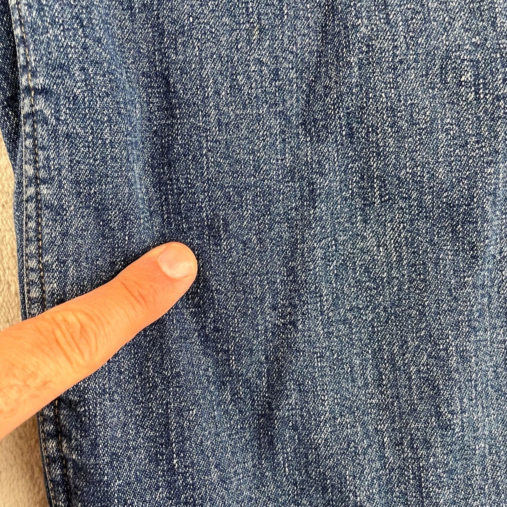 Gap Vintage Gap Jeans Men 30x30 Blue Fleece Lined Loose Fit 5-Pocket Denim Straight Size US 30 / EU 46 - 5 Thumbnail