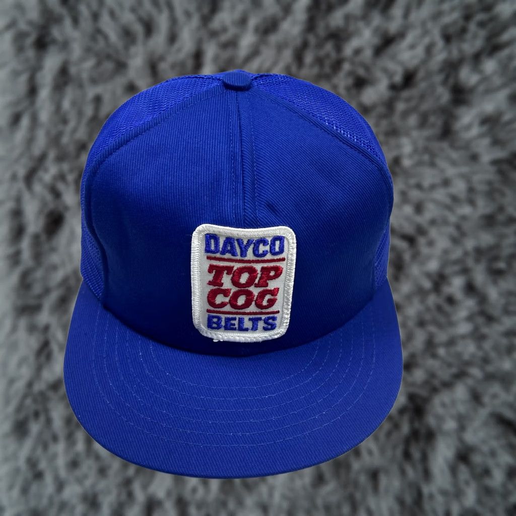 Vintage VINTAGE Swingster Trucker Hat One Size Blue USA 80s 90s Retro Classic Beer Motorcycle Cars Dad Adjustable Men Hat Size US M / EU 48-50 / 2 - 1 Thumbnail