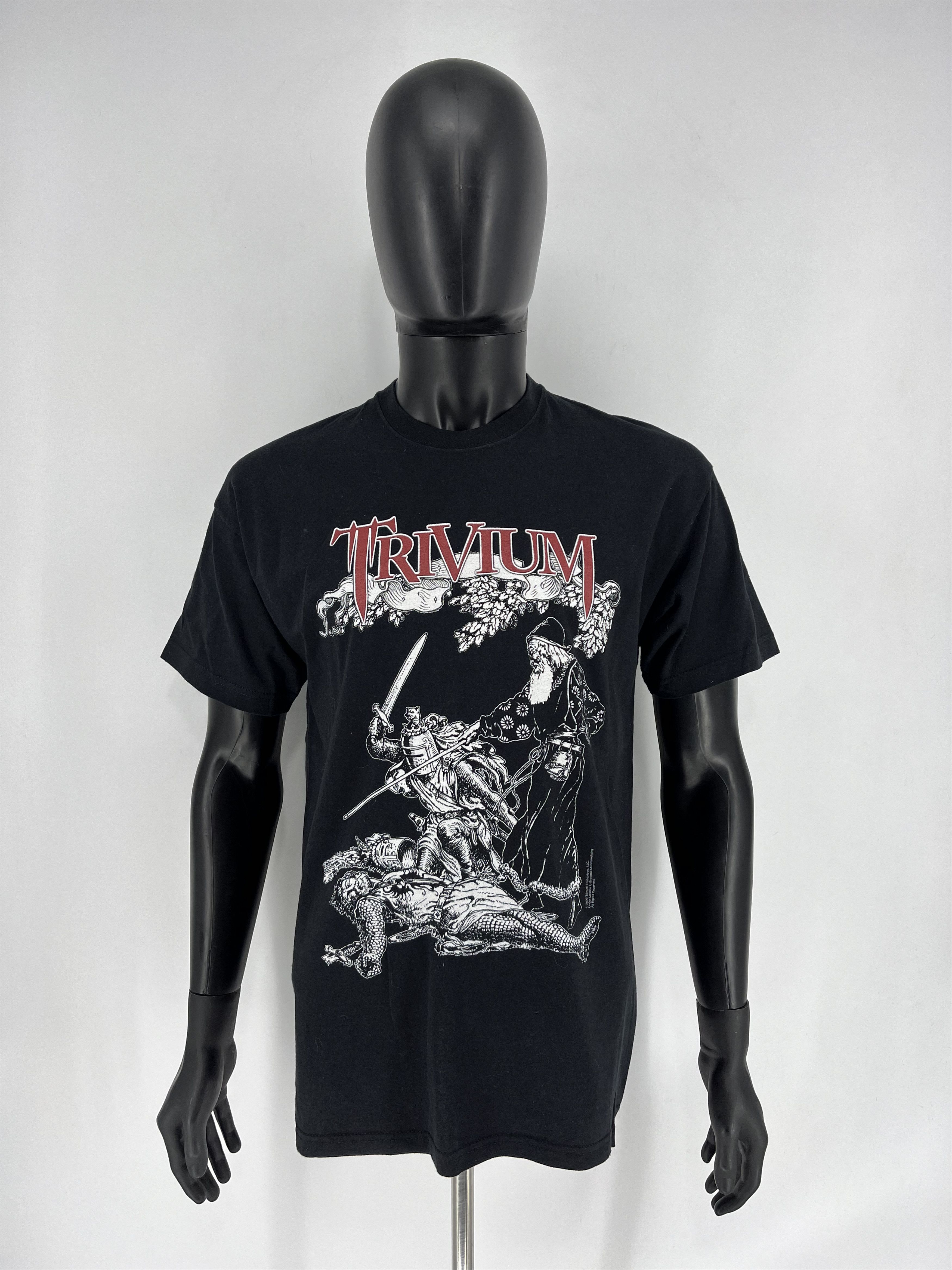 Band Tees Vintage Y2K Triviumn Tour Size M Horror Fece Size US M / EU 48-50 / 2 - 2 Thumbnail